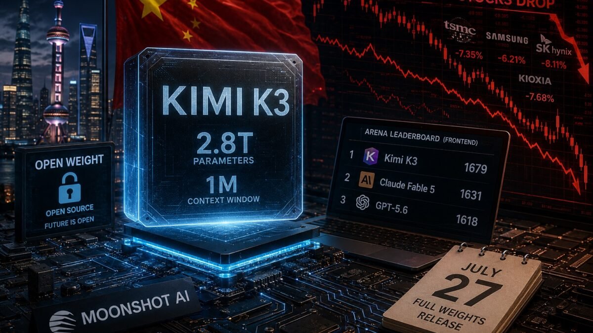 Kimi K3 китайський стартап показав наймасштабнішу відкриту модель ШІ у світі