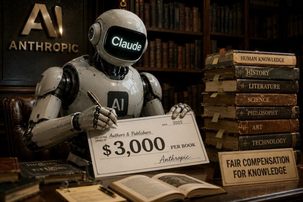 Anthropic заплатить 3000 доларів за кожну книгу, яку використала для навчання Claude